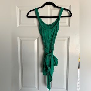 Elie Tahari Crinkle Wrap Top - Size S